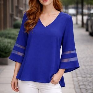 NWOT Royal Blue Blouse